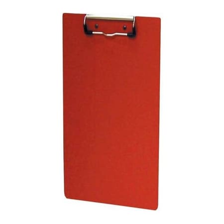 Omnimed® Poly Standard Clipboard, 9W X 12-7/8H, Red